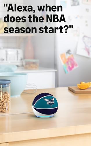 Image of Amazon Echo Dot (newest model) | Officially Licensed NBA Limited-Edition | Charlotte Hornets