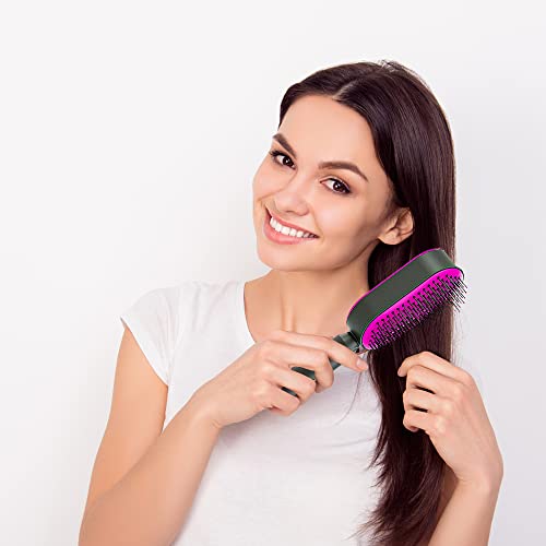 Foto von HOVCEH Selbstreinigende Haarbürste Frauen, Haarbürste Hair Brush, Selbstreinigende Haarbürste, 3D Air Cushion Massager Brush, Self Cleaning Hair Brush Women von Haarverwicklungen und Knoten