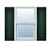 Ekena Millwork LP2C14X02400MG Custom Two Equal Panels, Raised PanelShutter (Per Pair)14 1/2"W x 24"HMidnight Green