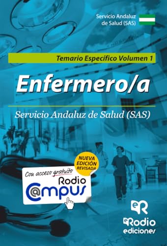 Portada de Enfermero a del SAS. Temario Específico. Volumen 1