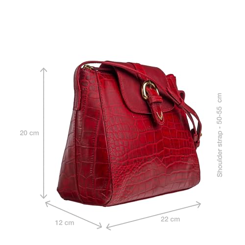 Hidesign red sling bag – image 2