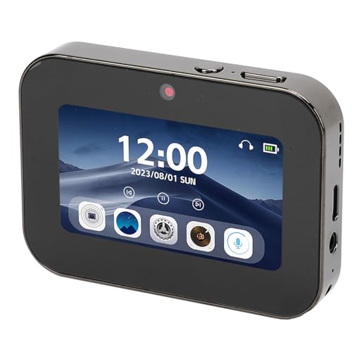 Batteria da 3600 mAH: inoltre, quando lo schermo è spento, normalmente è possibile scattare foto, registrare video e registrare per risparmiare energia, con una batteria a lunga durata da 3600 mAH. Viene fornito con bellissimi sfondi e una sveglia può essere impostata con leggero tocco di tempo.