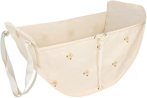 HUANLEDE LEGDOR Bolsa de almacenamiento de coche Oso de dibujos animados respaldo de asiento de automóvil Almacenamiento multifuncional Bolsa