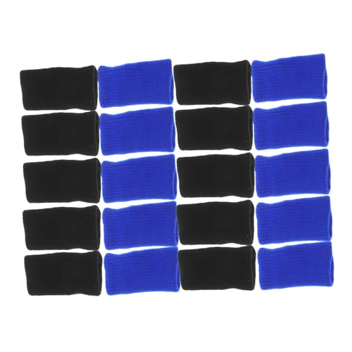 KOMBIUDA Finger Sleeves: 20 Pack Basketball Finger Guards Soft Breathable Protectors for Men's Women's Sports
