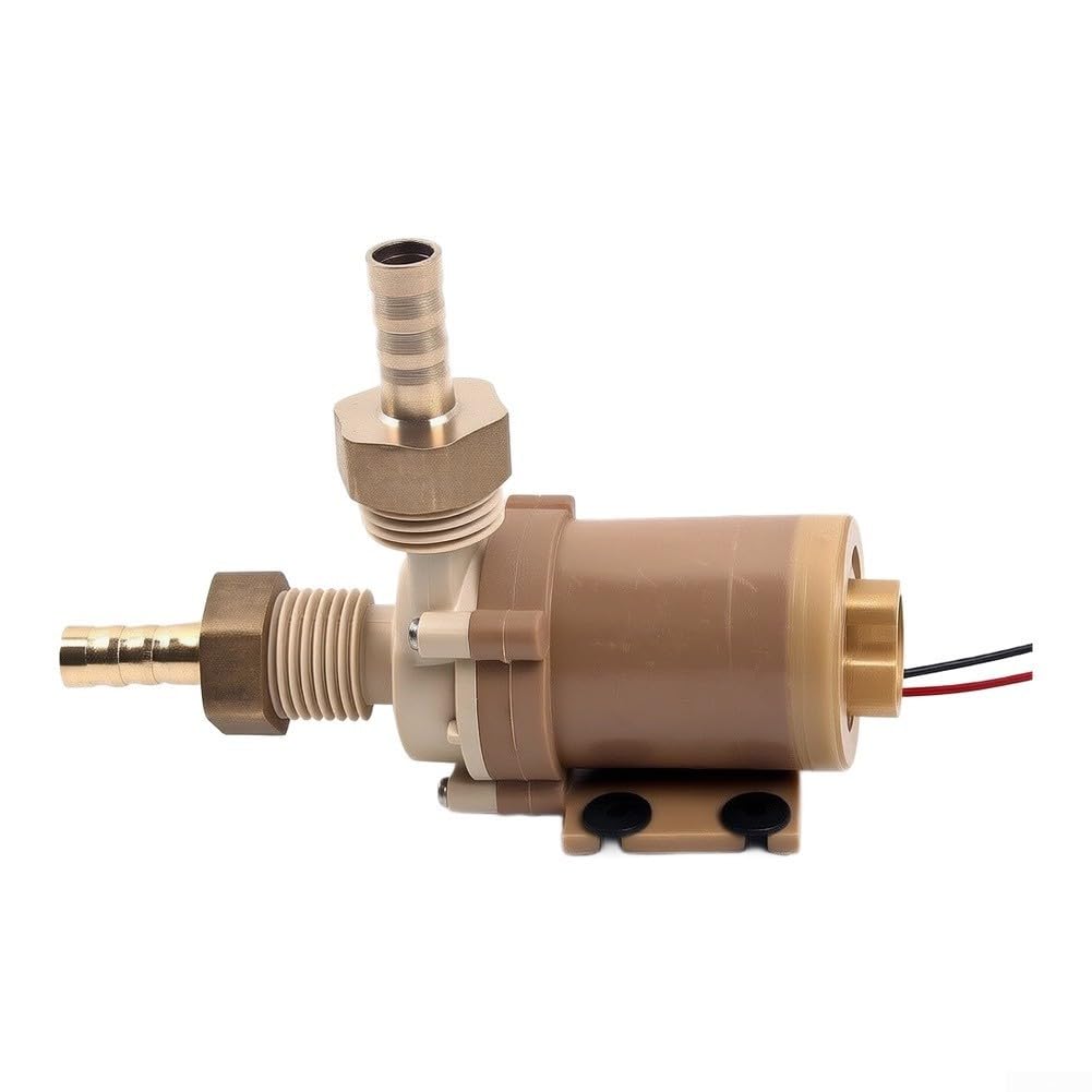 Bomba de circulación de 12 V CC, 2,1 GPM, silenciosa, agua caliente