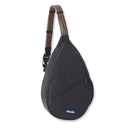 KAVU Paxton Pack Backpack Rope Sling Bag - Jet Black