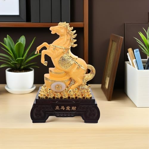 Statuette de Cheval Chinoise Décorative Haute Finition Maison - 7