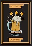 Carnet de test - Note ton record Bière: Notebook à remplir | Cahier/livre de notes | CARNET ORIGINAL | Bière | Journal de bord avec pages lignés composé de 120 pages