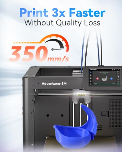 Image of VOXELAB HS PLA+ Filament 1.75mm, High Speed PLA Plus 3D Printer Filament, 1kg (2.2lbs) for Most FDM 3D Printers, Enhanced Toughness & Smooth Printing, Superior Layer Adhesion(Blue)