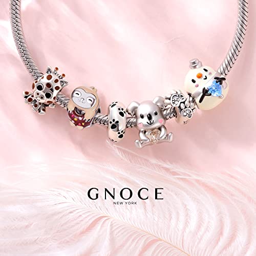 Image of GNOCE Food Themed Charm Beads Fit Charm Bracelet Necklace for Women