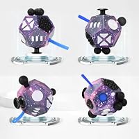 VCOSTORE Fidget Cube mit 12 Seiten, Infinity Cube Fidget Anti Stress Würfel Spielzeug für Erwachsene Kinder mit ADHS,ADD,ASD,ADHD – Ansicht 2
