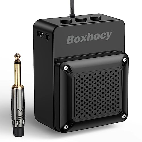 Boxhocy Electric Guitar Bass Amplifier Headphone Amp Loop Recording Bluetooth Accompaniment Portable Guitar Amps Small And Lightweight #TOP29