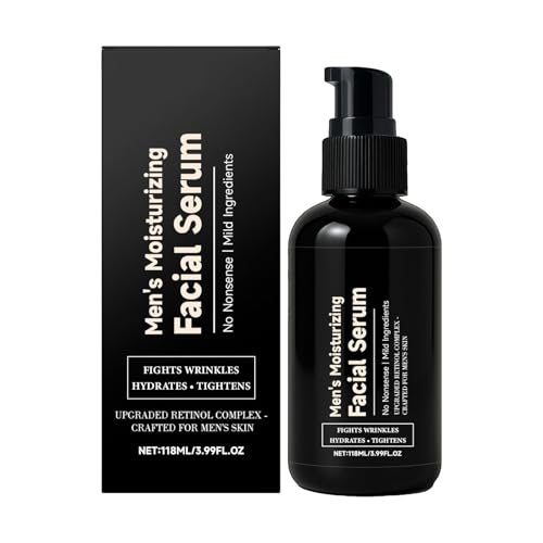 Crema hidratante para hombres, fórmula de confort diario, 118 ml, loción facial diaria, crema para el cuidado de la piel del rostro de los hombres, mejora de la textura áspera, para el día, la noche,