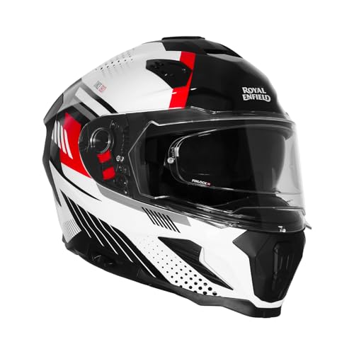 Image of Royal Enfield Velocity Full face Helmet| ISI & ECE 22.06 Certified | ABS Shell & EPS Liner | Pinlock Ready Anti-Scratch Visor | Sun Visor | Rear Spoiler | Polygiene Washable Liner | Multi Air Vents