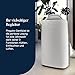 De'Longhi Pinguino GentleJet Inverter – Mobile Klimaanlage 3-in-1 mit Luftentfeuchter & Ventilator, 13000 BTU/h für Räume 130 m³, leiser Betrieb, Energieeffizienzklasse A+, Weiß (PACAP130IGENTLEJET)