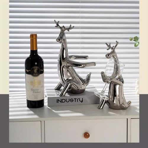 Soporte para botella de vino Elk estilo moderno miniatura 3