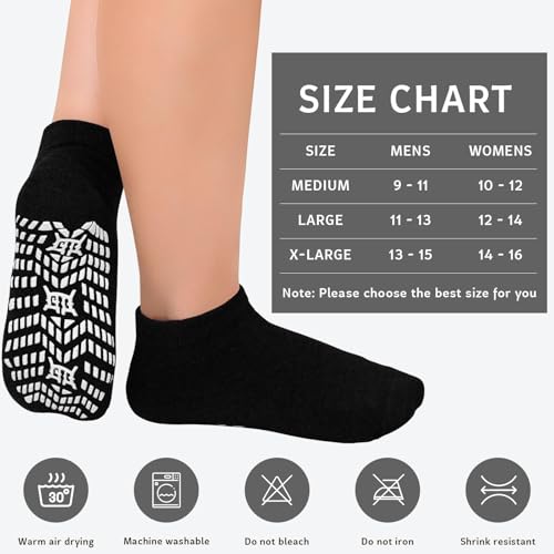 Artfasion Non-Slip Grip Socks for Men: Grippy Non Skid Socks for Hospital by Artfasion - Used condition - Image 6