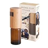 Thaleiaveil サリアベル アロマディフューザー 車用 ディフューザー エアコン吹き出し口用 クリップタイプ 木目 ナチュラル