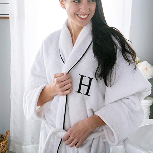 Superior Cotton Unisex Bathrobe, Soft and Absorbent Robe For Men And Women, Bathroom Accessories, Home Essentials.4