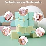 4 Pcs Fidget Cubes For Kids, Infinity Cube Fidget Toy, Fidget Cube, Infinity Cube, For Adults & Kids For Adults Office Staff Household Playing, Toy Birthday Present Gifts (Blue, Pink, Green, Yellow) - Image 6