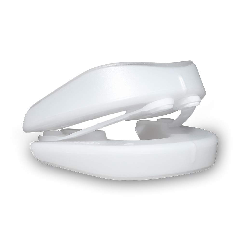 SleepPro Contour, zweiteilige Anti Schnarch Schiene, gegen Schnarchen, im FlexPoint-Set mit Schlaftipp ABC.