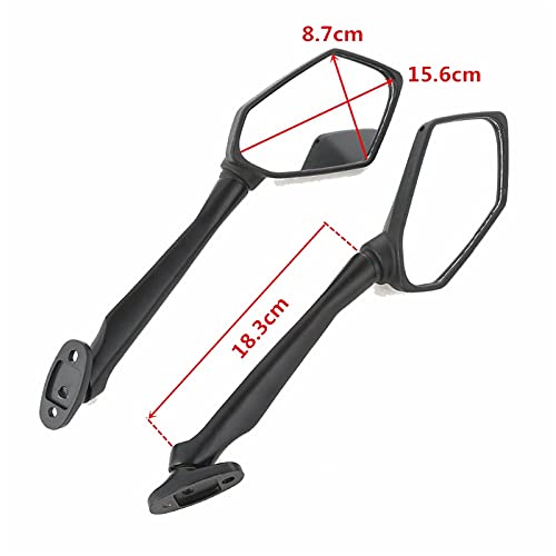Espejo retrovisor de vástago largo para moto CBR600RR y CBR1000RR 3