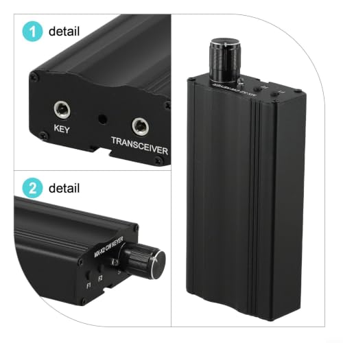 Keyer CW MX-K2 controlador de memoria automático con protección para radioaficionados 7