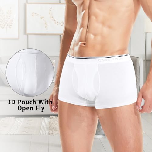Men's Trunks Underwear - Mens Breathable Anti-Chafing Moisture Wicking Underwear 4 Pack3