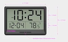 Digital Wall Clock by XUANZIT review photo Digital Wall Clock by XUANZIT review image