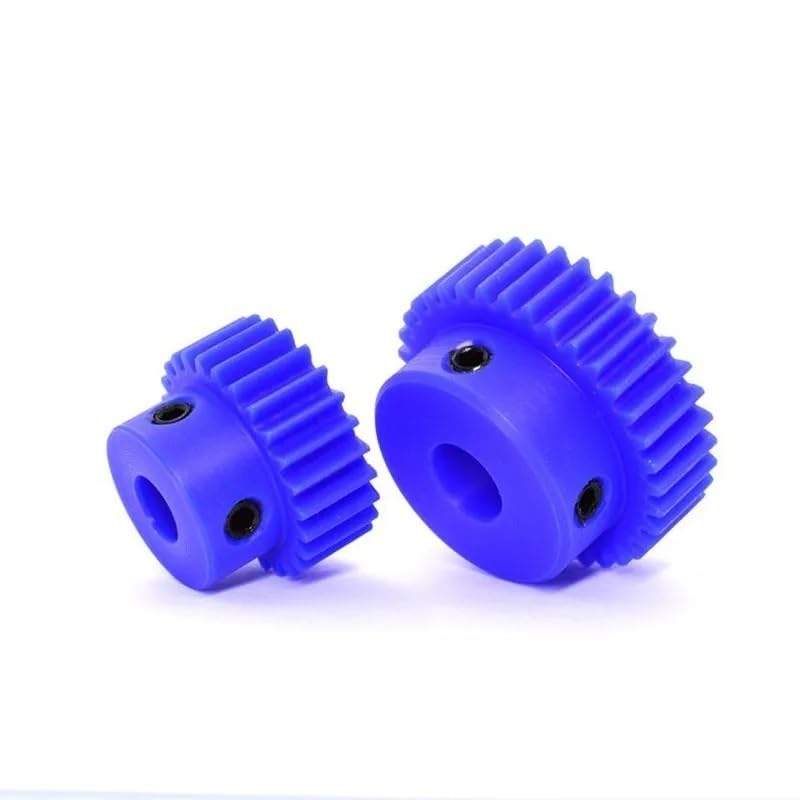 Engrenage droit en Nylon bleu de haute précision alésage 12mm module 1 - 5
