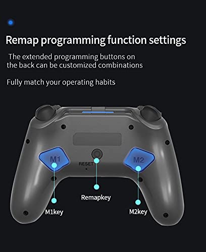 YINBO Controlador de jogos sem fio para PS4, Cabo de jogo Bluetooth para PC, Console de jogo program