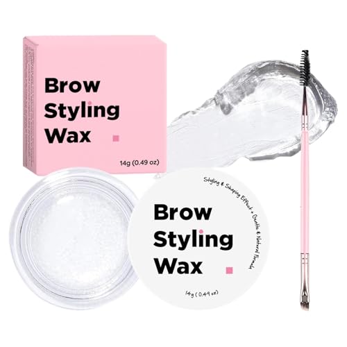 Gel per sopracciglia trasparente, gel per la fronte chiaro - Cera per lo styling delle piume impermeabile - Usa gli occhi 'occhio assicuratore all'aperto cosmetici per donne, moglie, adulti