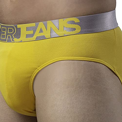 Image of Underjeans Men Cotton Blend Brief - Pack of 2