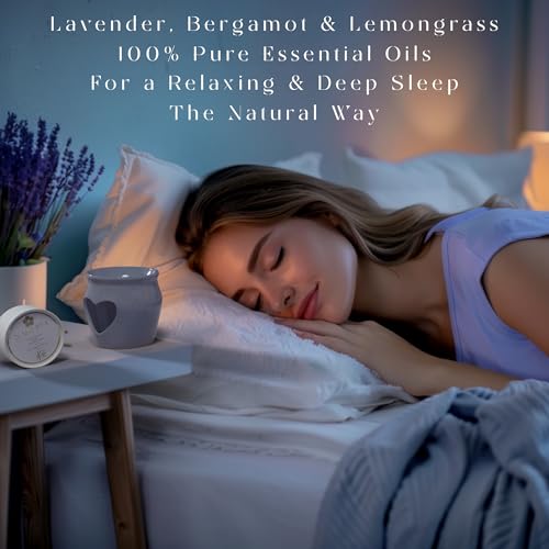 Deep Sleep & Relaxation Handmade Wax Melts - Evening Rest Essential Oil Aromatherapy with Lavender, Bergamot, and Lemongrass - Natural Soy & Rapeseed Wax - 10 Pack Gift Set - Image 3