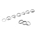 Rings Set;START 10PCS/Set Bohemian Totem Crystal Rings (Silver)