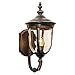 Bellagio Bronze Outdoor Wall Light Vintage Curved Arm Sconce Fixture for Exterior House Patio Porch - John Timberland