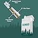 Redwood Premium Herbal Menthol Cigarettes - Made in USA - 100% Natural - Tobacco Free, Nicotine Free & Additive Free - 20 Count Pre-rolled (Pack of 1)