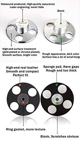 Nobsound Stb-01 Lp Vinyl Turntables Metal Disc Stabilizer Record Weight Hifi (Gold) #TOP2