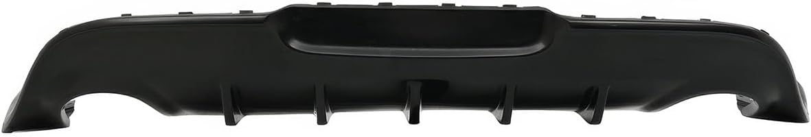 Custom Fit Rear Diffuser Compatible with 2013-2016 Dodge Dart, IKON Style PU Rear Bumper Lip Splitter Spoiler Unpainted Black