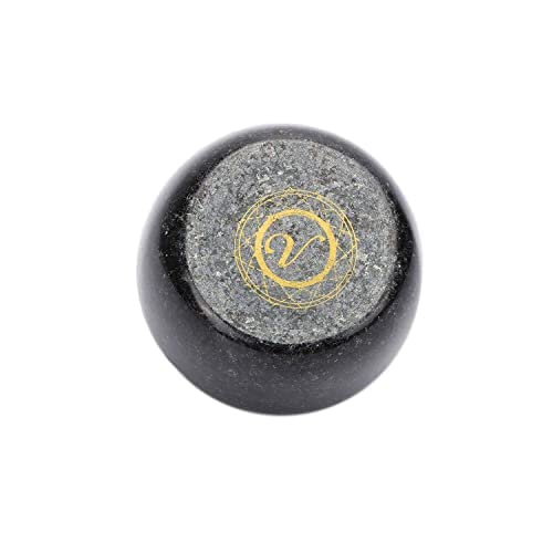 Urban Sombrero Shayve Shaving Bowl For Shaving Soap & Cream — Granite Shave Bowl For Shaving Soap & Cream — Exquisite Heat Insulated Wet Shaving Kit Addition (Black) #TOP2