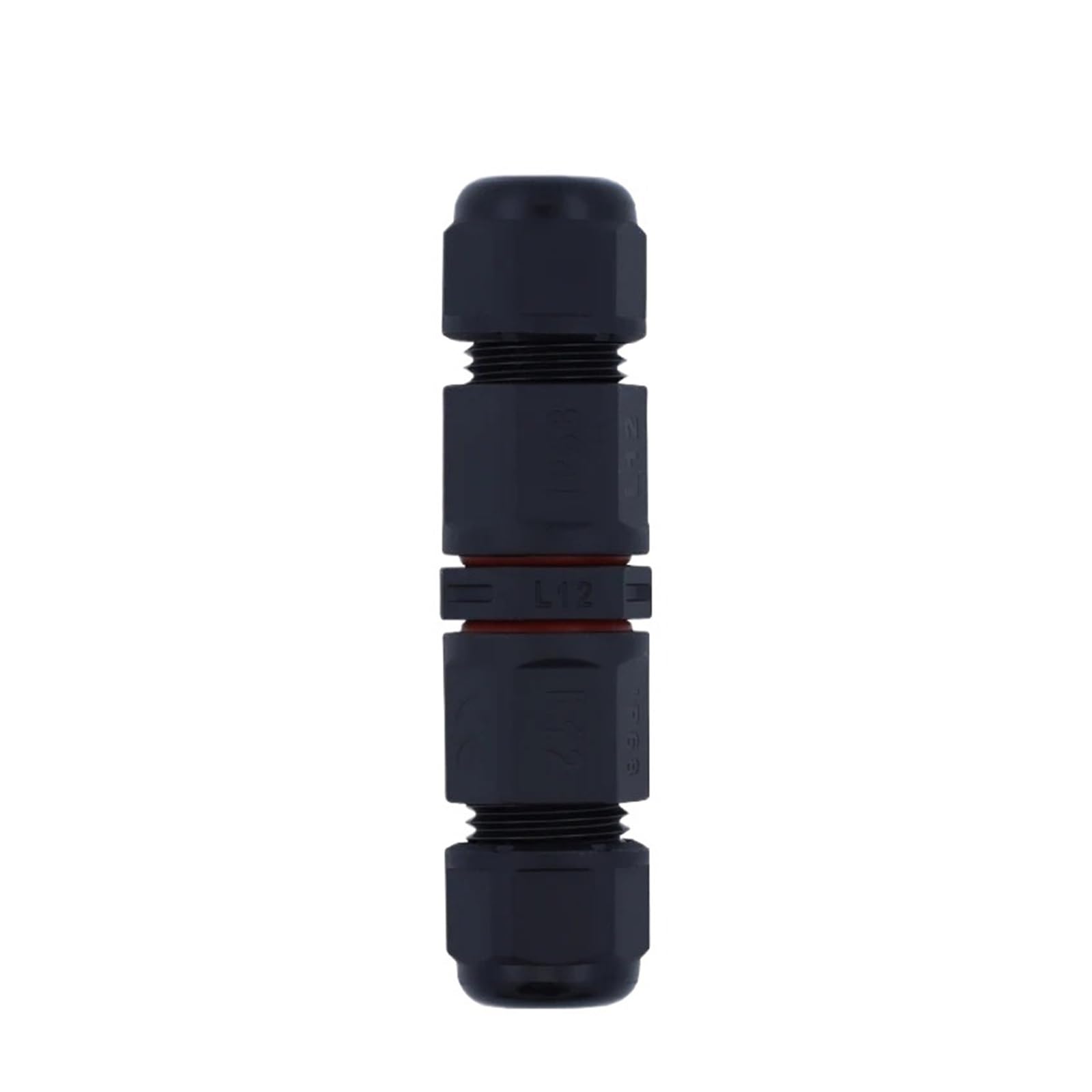 Conector impermeable L12 IP68 con aislamiento hermético de 2 pines 15A