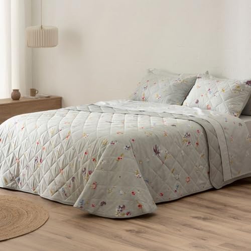 Colchas Boutí Burrito Blanco Gris Cama 90 | Diseño 629 Moderno 90x190 2