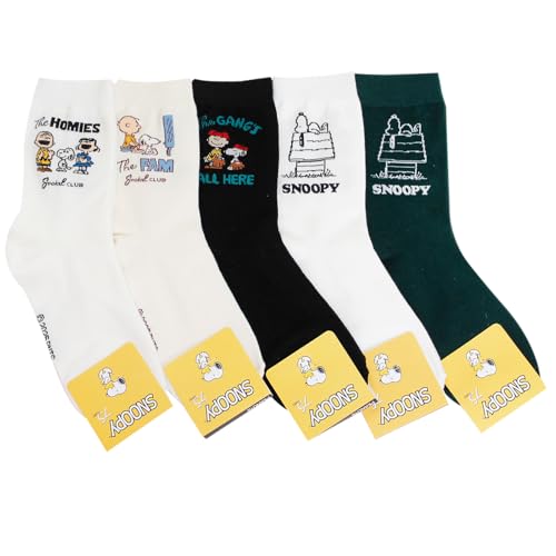 The Peanuts Snoopy Women and teen girls Cartoon Character Series Licensed Socks2