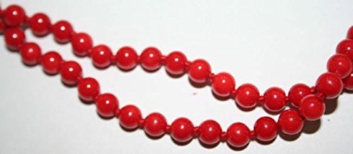 Natural Coral Rosary (Moonga Ki Mala), RED CORAL, CORAL ROSARY, MOONGA MALA