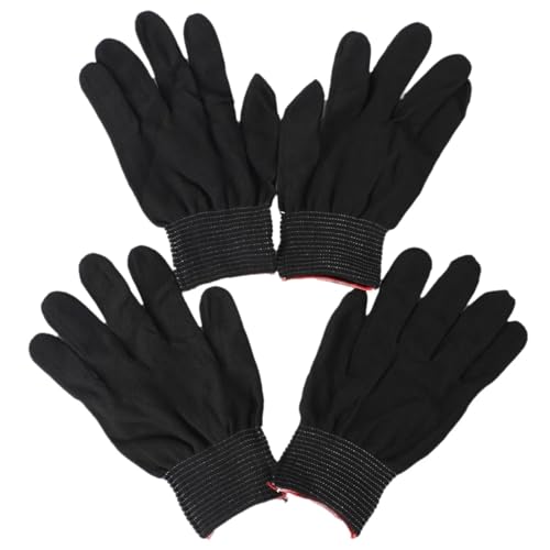 MZPOZB Guantes De Nailon 24 pares de guantes trabajo nailon antiestáticos, negros