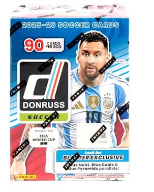2025/26 Panini Donruss Road to F.I.F.A. World Cup Soccer BLASTER box (6 pks/bx)