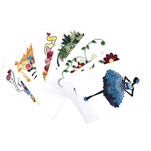 Woohome 48 Pcs Paper Quilling Kit, Paper Quilling Making Drawing Design And Papers Quilling Tools For Quilling Art Paper Diy Drawing Handcraft Handmade, Home Decoration #TOP5