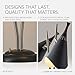 Adesso Desk Lamp with Brushed Steel Base and Black Lampshades – Two Light, Adjustable Brightness Bedroom, Home Office Lighting, or Living Room Decor, 22” x 7”
