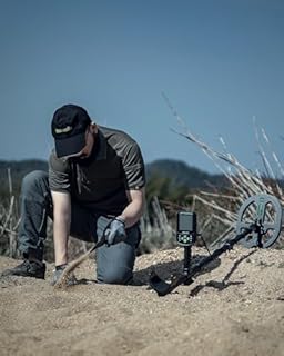 120 CM MAX Profondità Massima Metal Detector Professionale Oro, Bobina Impermeabile Da 11''DD, Metaldetektor ad Alta Sensibilità, Modalità Professionale 5 con Pinpoint