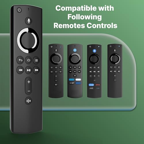 Image of Original Voice Remote Compatible with Amzn FlRE TV Stick (2nd Generation), Replacement Remote Control with Voice Function, Easy Pairing Controller for Amzn FlRE Stick TV, Black